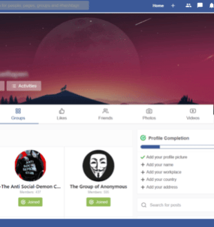 Une page de profil sur Connect // Source : Capture d'écran Numerama Une page de profil sur Connect // Source : Capture d'écran Numerama