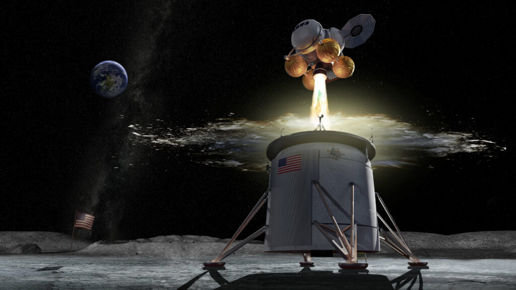 Représentation de la mission Artémis. // Source : Wikimedia/CC/Nasa Représentation de la mission Artémis. // Source : Wikimedia/CC/Nasa