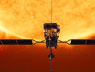Vue d'artiste de Solar Orbiter. // Source : ESA/ATG medialab (photo recadrée)