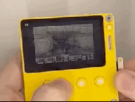 Gif Doom sur Playdate // Source : Capture Twitter