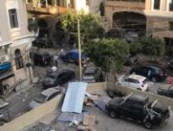 Beyrouth, après l'explosion du 4 août 2020. // Source : VOA / Domaine public / Wikimedia