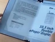 Prototype de e-reader pliable par E INK // Source : YouTube Good eReader