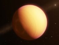 Une exoplanète. // Source : ESO/L. Calçada (image recadrée) Une exoplanète. // Source : ESO/L. Calçada (image recadrée)