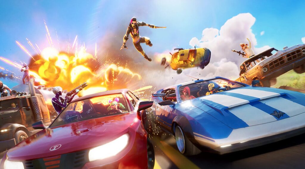 Des voitures dans Fortnite // Source : Epic Games Des voitures dans Fortnite // Source : Epic Games