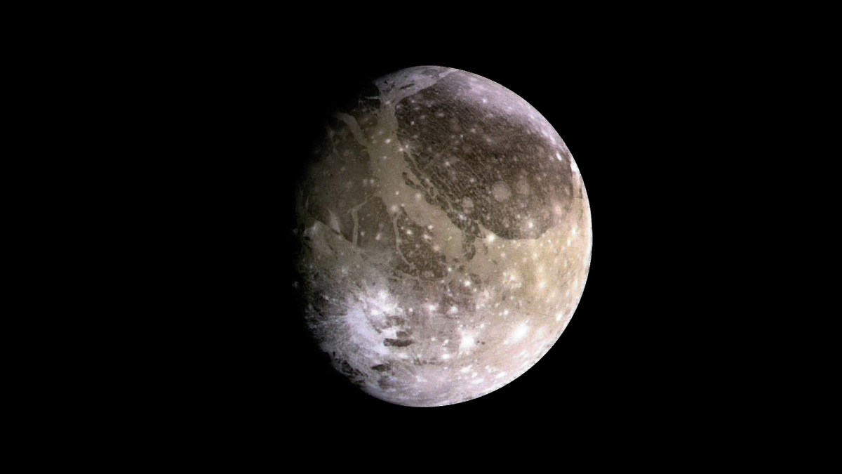 Ganymède. // Source : Wikimedia/NASA/JPL (edited by PlanetUser) Ganymède. // Source : Wikimedia/NASA/JPL (edited by PlanetUser)