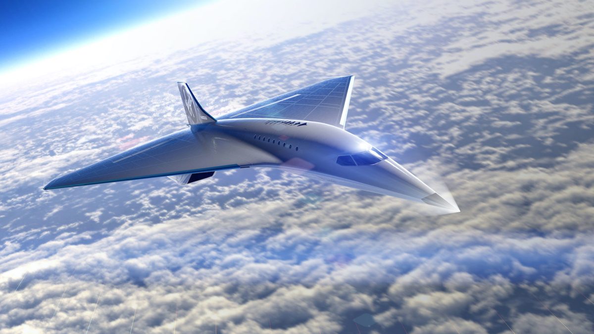 Avion supersonique de Virgin Galactic // Source : Virgin Galactic Avion supersonique de Virgin Galactic // Source : Virgin Galactic