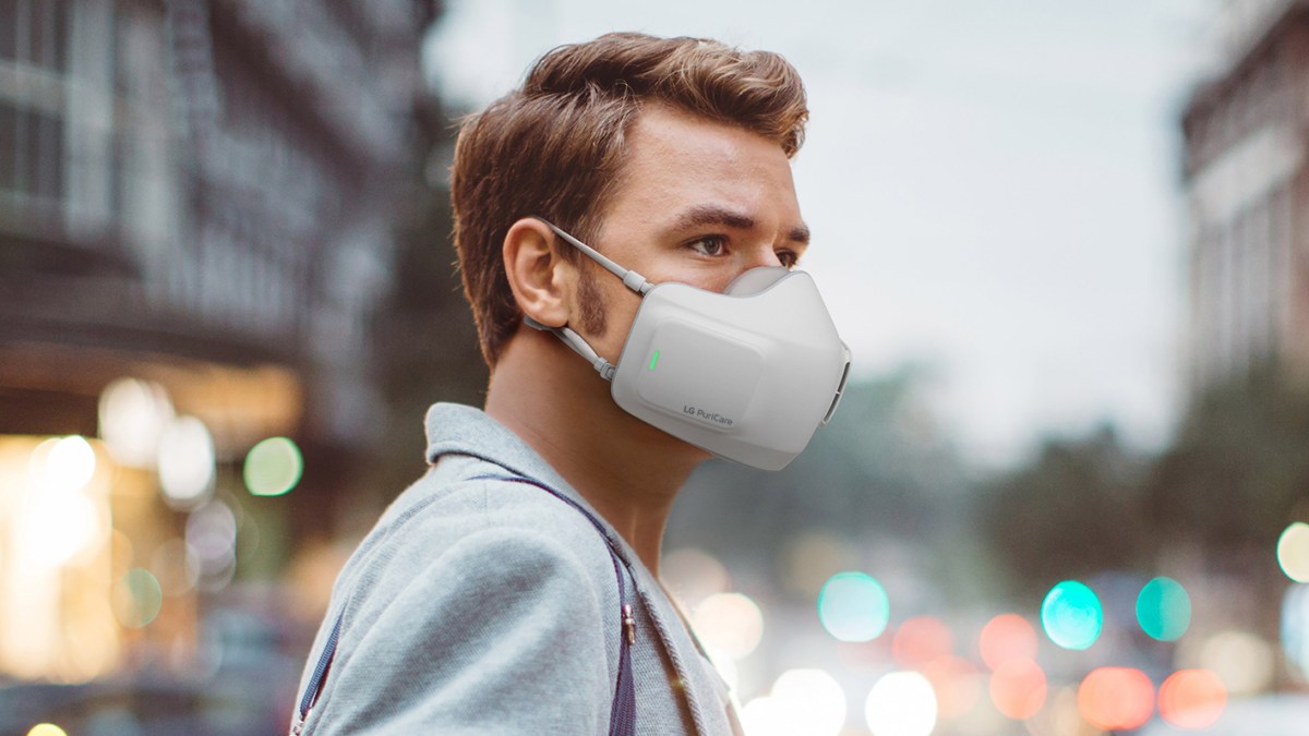 Le masque LG PuriCare // Source : LG Le masque LG PuriCare // Source : LG