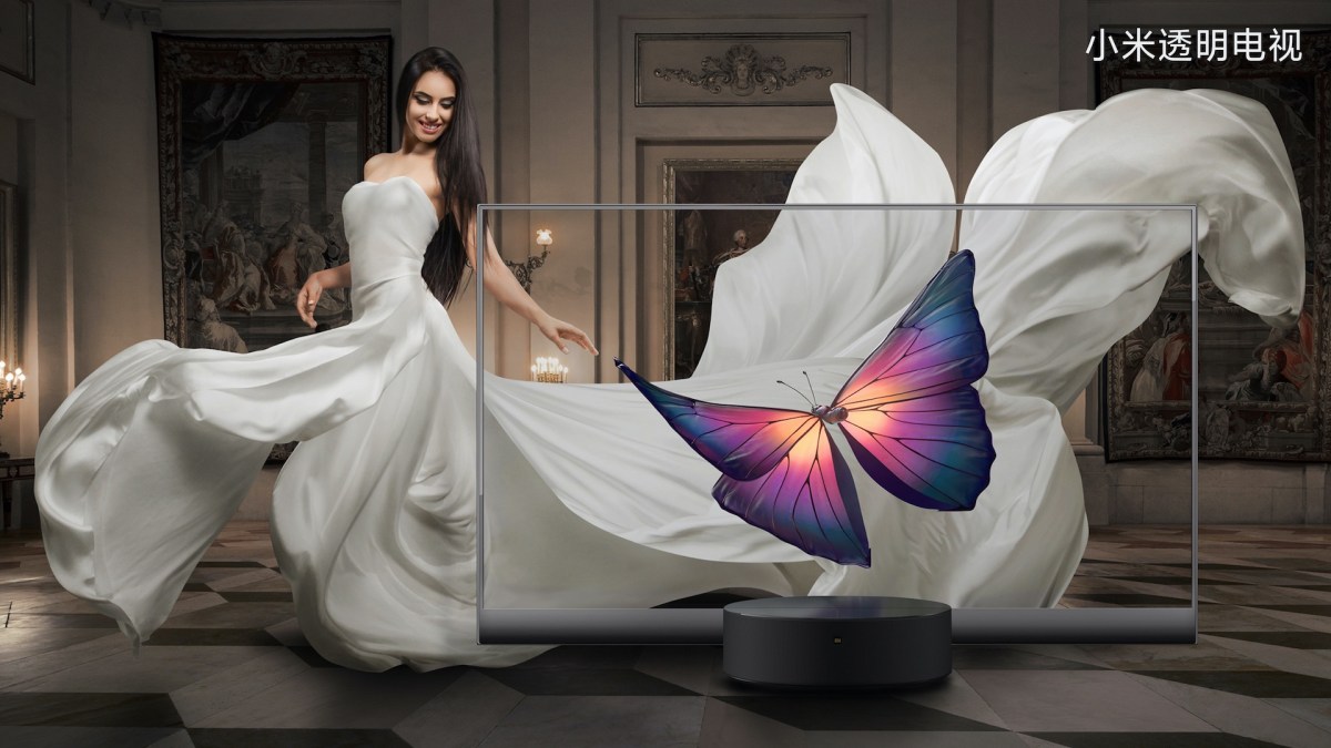 Téléviseur OLED Xiaomi transparent // Source : Xiaomi Téléviseur OLED Xiaomi transparent // Source : Xiaomi