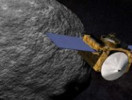 Vue d'artiste de la mission OSIRIS-REx. // Source : Flickr/CC/Kevin Gill
