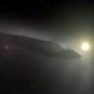 Vue d'artiste d'Oumuamua. // Source : ESA/Hubble, NASA, ESO, M. Kornmesser Vue d'artiste d'Oumuamua. // Source : ESA/Hubble, NASA, ESO, M. Kornmesser