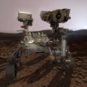 Vue d'artiste de Perseverance sur Mars. // Source : Capture d'écran modifiée YouTube Nasa JPL Vue d'artiste de Perseverance sur Mars. // Source : Capture d'écran modifiée YouTube Nasa JPL