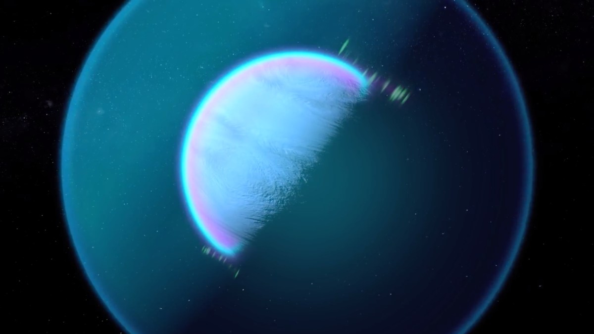 Représentation de l'hypothétique Planète Neuf. // Source : Capture d'écran YouTube V101 Science Représentation de l'hypothétique Planète Neuf. // Source : Capture d'écran YouTube V101 Science