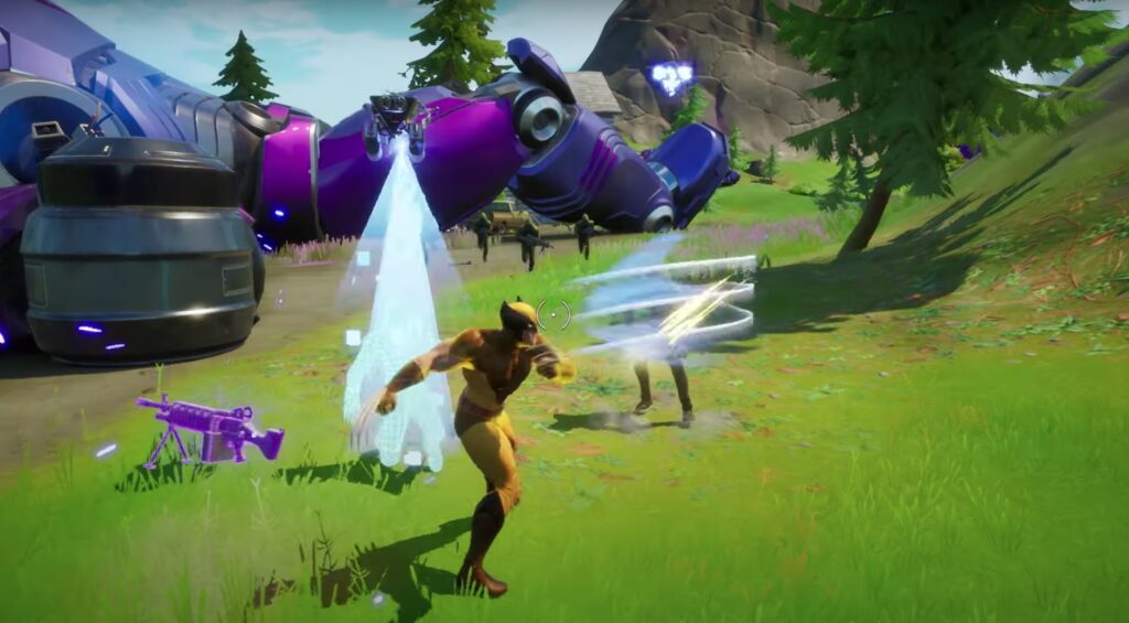 Wolverine dans Fortnite // Source : YouTube/Epic Games Wolverine dans Fortnite // Source : YouTube/Epic Games