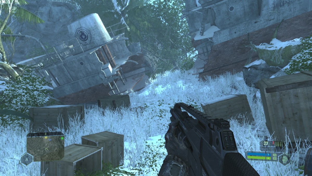 Crysis Remastered sur Xbox One X // Source : Capture d'écran Xbox One X Crysis Remastered sur Xbox One X // Source : Capture d'écran Xbox One X