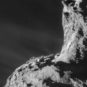 67P/Churyumov-Gerasimenko en 2014. // Source : ESA/Rosetta/NAVCAM (photo recadrée)