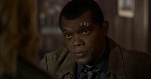 Samuel L. Jackson dans Captain Marvel // Source : Marvel Studios Samuel L. Jackson dans Captain Marvel // Source : Marvel Studios