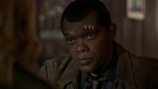 Samuel L. Jackson dans Captain Marvel // Source : Marvel Studios Samuel L. Jackson dans Captain Marvel // Source : Marvel Studios