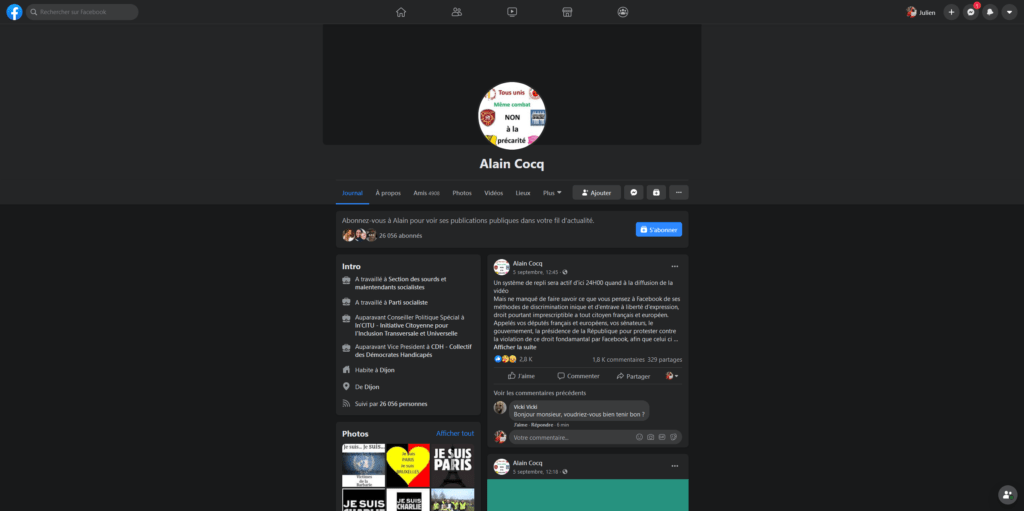 Alain Cocq Facebook Alain Cocq Facebook
