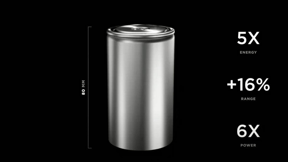 Nouvelle cellule Tesla // Source : Capture d'écran Nouvelle cellule Tesla // Source : Capture d'écran
