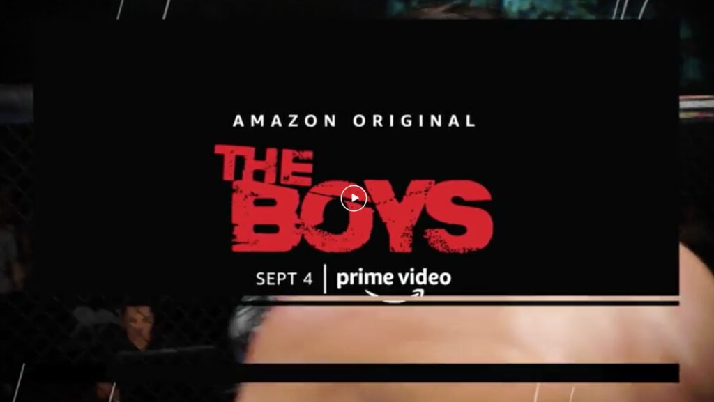 Publicité The Boys dans le jeu vidéo UFC 4 // Source : Reddit Publicité The Boys dans le jeu vidéo UFC 4 // Source : Reddit