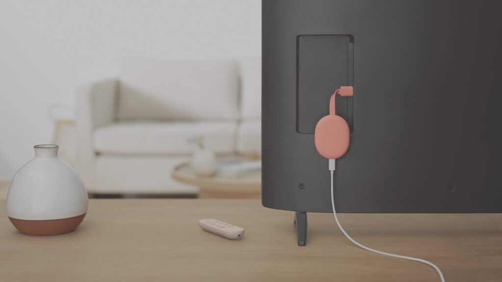 Le nouveau Google Chromecast // Source : Google Le nouveau Google Chromecast // Source : Google