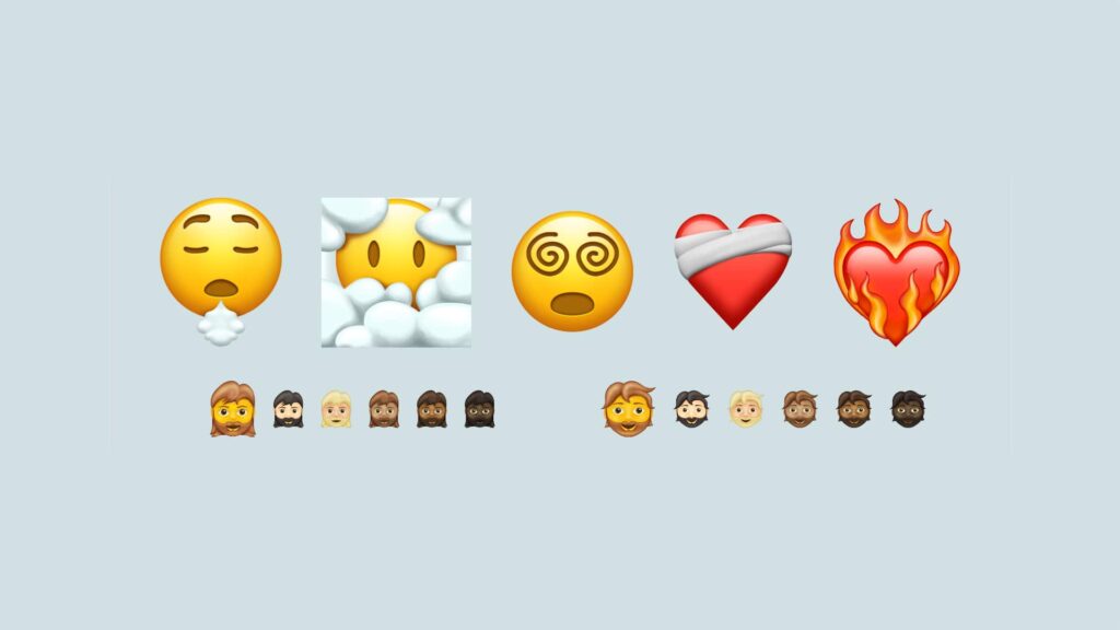 Les emojis qui arrivent en 2021 // Source : Emojipedia Les emojis qui arrivent en 2021 // Source : Emojipedia