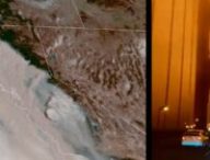 Source : Extrait de la vidéo partagée par @frazierarchive + images satellite