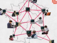 Une représentation du Minitel // Source : Jurassic Web / Arte