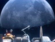 Représentation de la mission Artémis de la Nasa. // Source : Capture d'écran YouTube NASA's Marshall Space Flight Center
