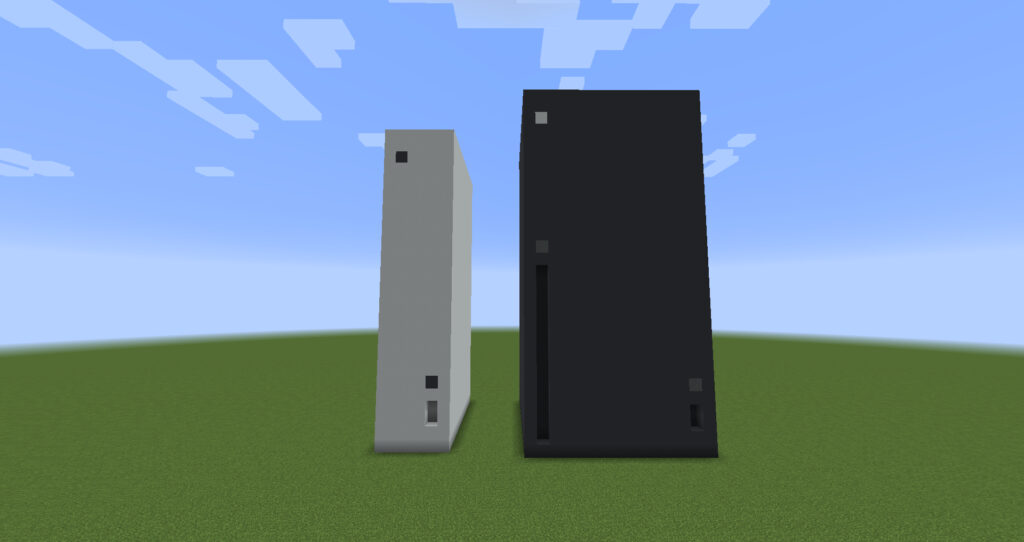 Les Xbox dans Minecraft // Source : Robinson sur Resetera Les Xbox dans Minecraft // Source : Robinson sur Resetera