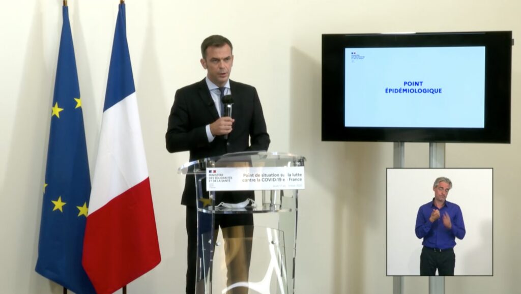 Allocution d'Olivier Veran le 17/09/20 // Source : Gouvernement Allocution d'Olivier Veran le 17/09/20 // Source : Gouvernement