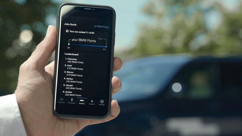 Le système de points des BMW eDrive Zones // Source : BMW