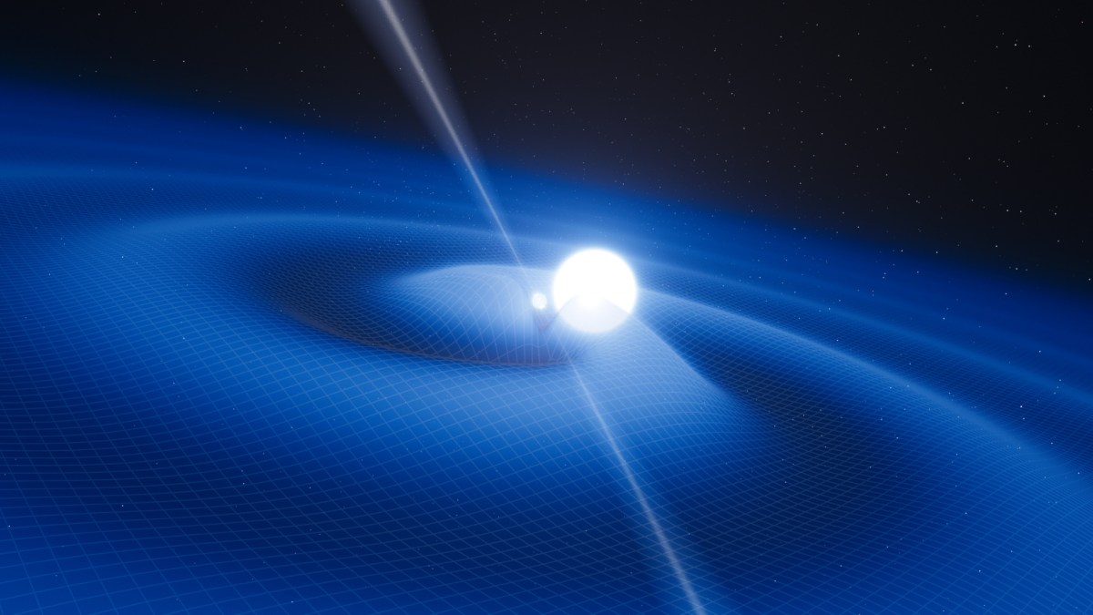 Vue d'artiste d'un pulsar. // Source : ESO/L. Calçada (photo recadrée) Vue d'artiste d'un pulsar. // Source : ESO/L. Calçada (photo recadrée)