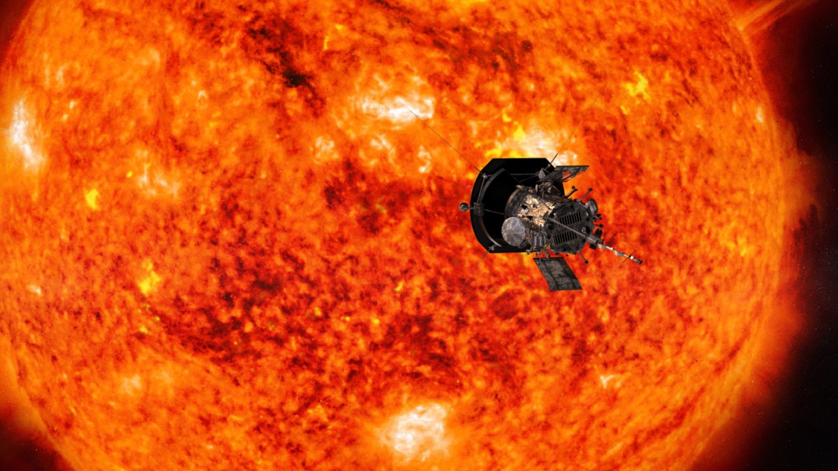 La sonde solaire Parker. // Source : NASA/Johns Hopkins APL/Steve Gribben La sonde solaire Parker. // Source : NASA/Johns Hopkins APL/Steve Gribben
