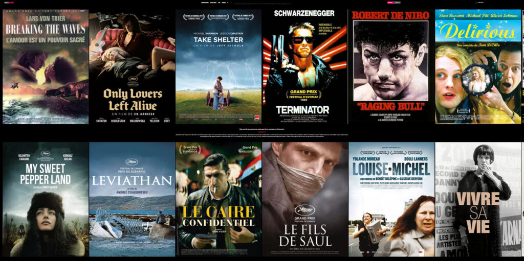 UniversCiné SVOD catalogue UniversCiné SVOD catalogue