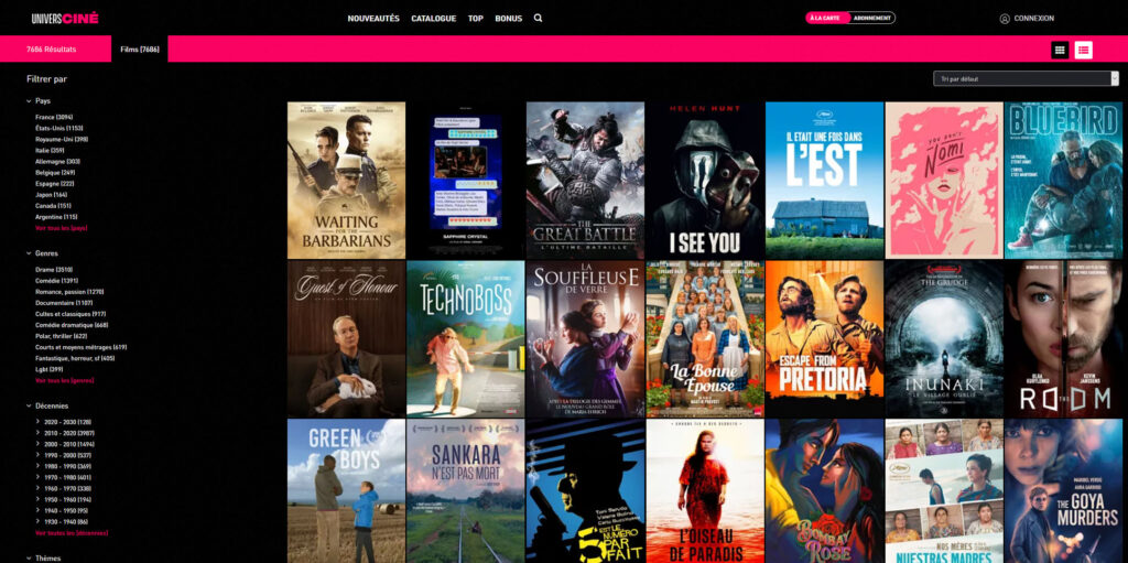 UniversCiné VOD UniversCiné VOD