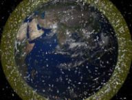 Débris en orbite terrestre basse. // Source : ESA (photo recadrée)
