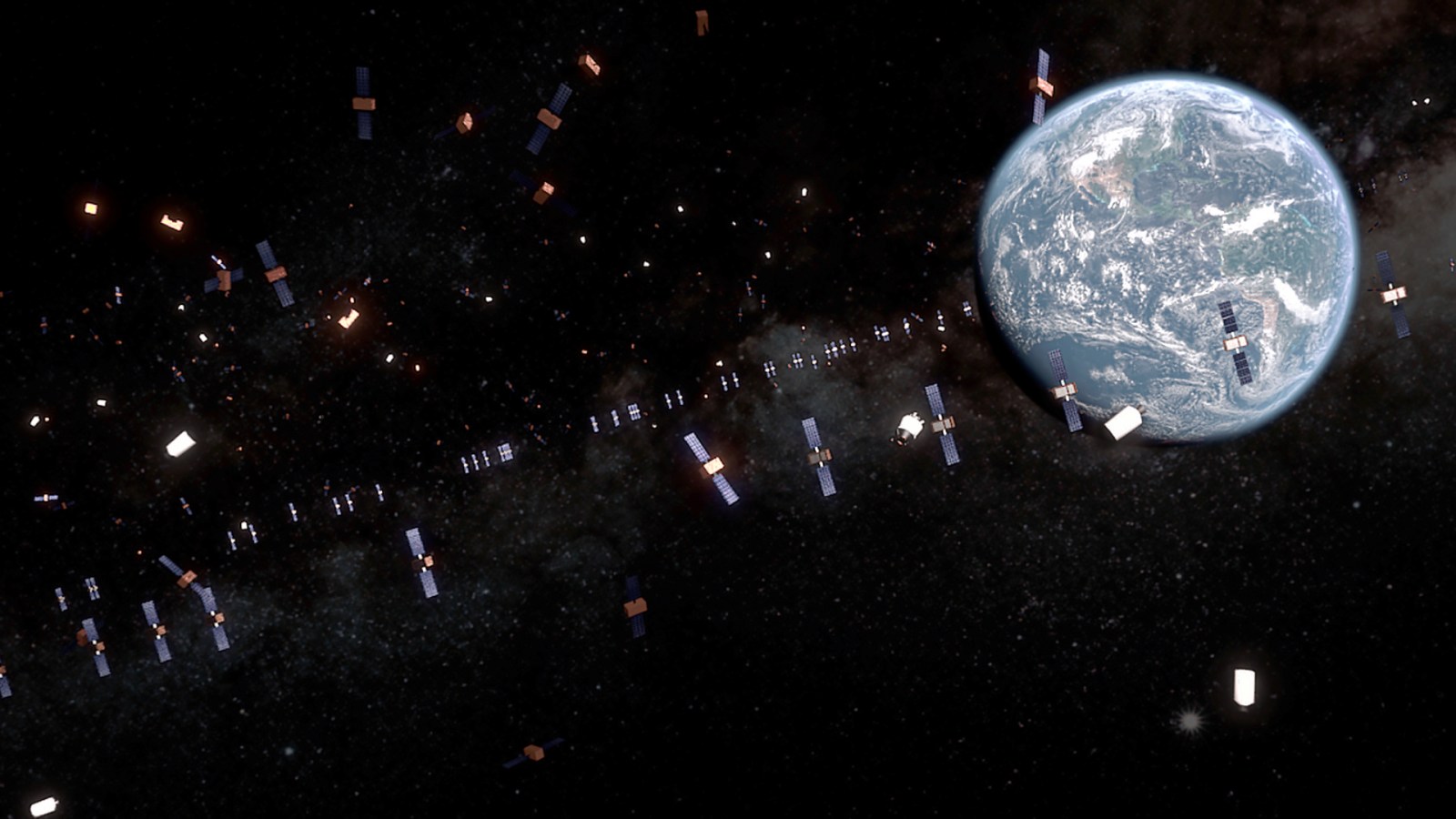 Bientôt une catastrophe en orbite ? L’Europe est très pessimiste car l’atmosphère se remplit trop vite de satellites