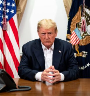 Donald Trump en 2020. // Source : Tia Dufour