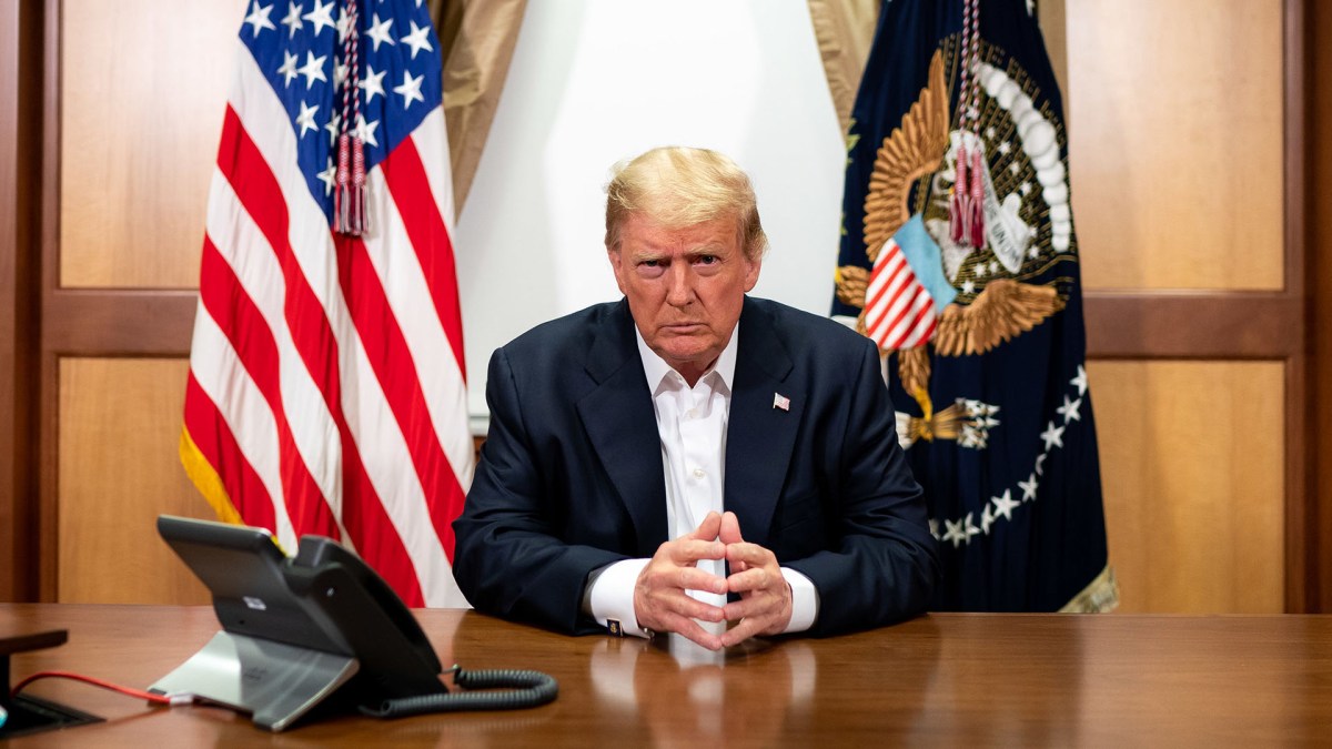 Donald Trump en 2020. // Source : Tia Dufour