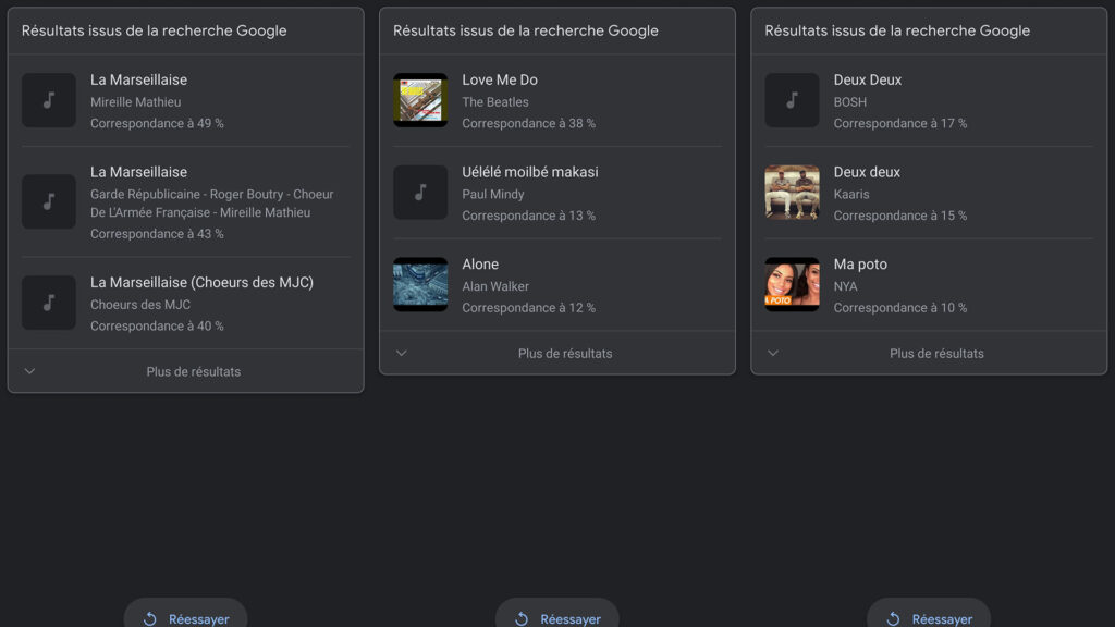 Google Shazam tests Google Shazam tests