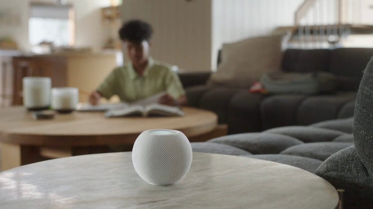 Le HomePod Mini d'Apple // Source : Apple Le HomePod Mini d'Apple // Source : Apple
