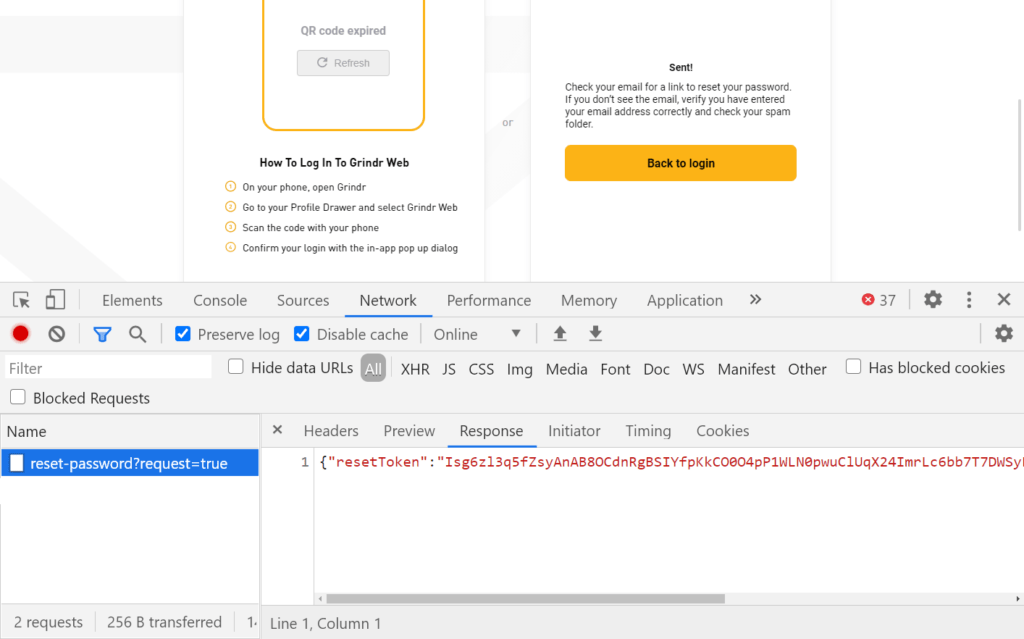 Grindr, un hack en un copier-coller // Source : Troy Hunt