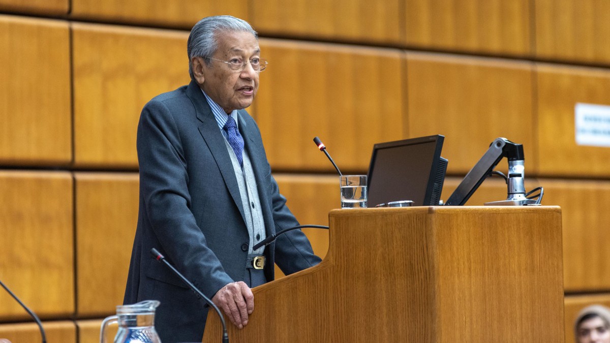 Mahathir Mohamad // Source : UNIS Vienna Mahathir Mohamad // Source : UNIS Vienna