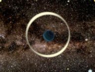 Vue d'artiste d'une planète errante. // Source : Jan Skowron / Astronomical Observatory, University of Warsaw