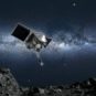 Vue d'artiste de la sonde OSIRIS-REx en approche de Bennu. // Source : NASA/Goddard/University of Arizona (photo recadrée) Vue d'artiste de la sonde OSIRIS-REx en approche de Bennu. // Source : NASA/Goddard/University of Arizona (photo recadrée)