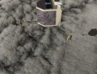 Philae approchant de Tchouri, image de synthèse. // Source : © CNES/EKIS France, 2013