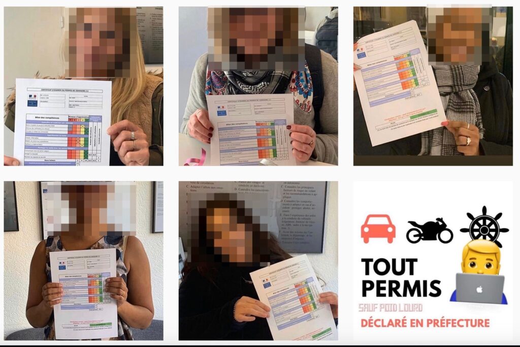 Les « preuves » des comptes // Source : Numerama