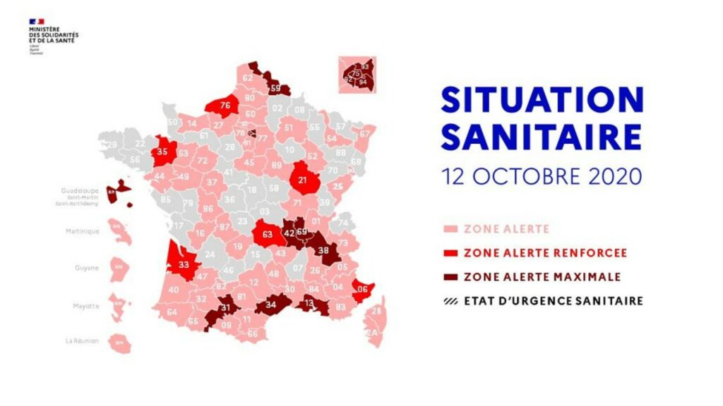 Classification en date du 12 octobre 2020. // Source : Gouvernement Classification en date du 12 octobre 2020. // Source : Gouvernement