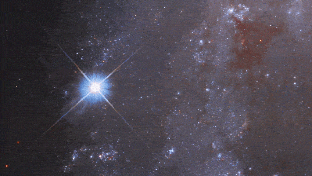 La supernova SN 2018gv. // Source : Nasa La supernova SN 2018gv. // Source : Nasa